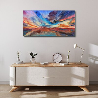 Tablou canvas Apus de soare în culorile cerului