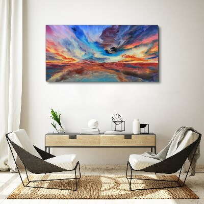 Tablou canvas Apus de soare în culorile cerului