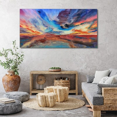 Tablou canvas Apus de soare în culorile cerului