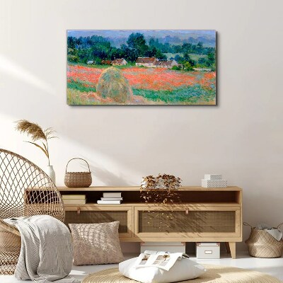 Tablou canvas Carul de fân la Giverny Claude Monet