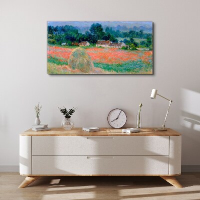 Tablou canvas Carul de fân la Giverny Claude Monet