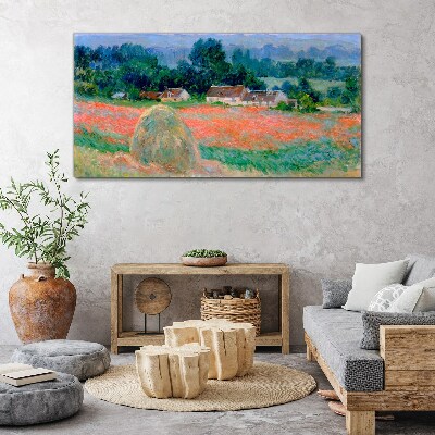 Tablou canvas Carul de fân la Giverny Claude Monet