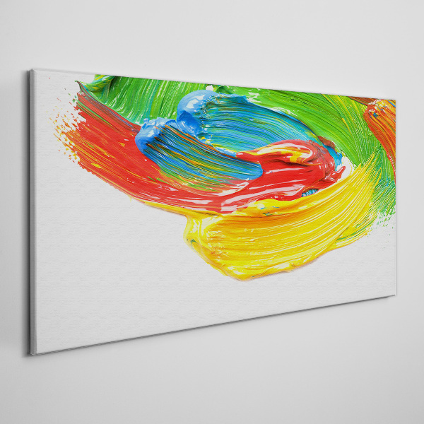 Tablou canvas Vârtej de vopsea colorată