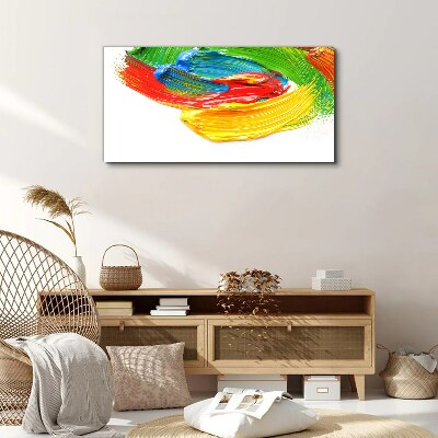 Tablou canvas Vârtej de vopsea colorată