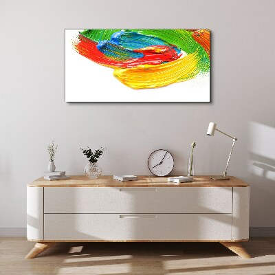 Tablou canvas Vârtej de vopsea colorată