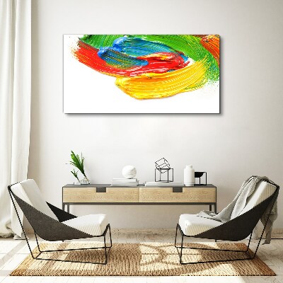 Tablou canvas Vârtej de vopsea colorată