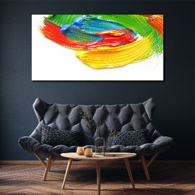 Tablou canvas Vârtej de vopsea colorată