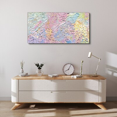 Tablou canvas Flori pastelate în mișcare