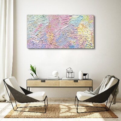 Tablou canvas Flori pastelate în mișcare