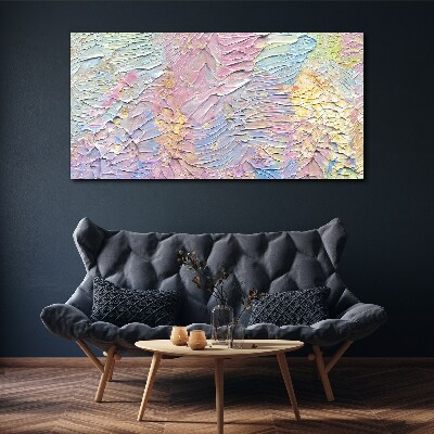 Tablou canvas Flori pastelate în mișcare
