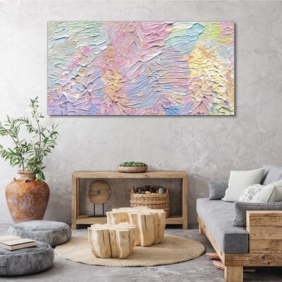 Tablou canvas Flori pastelate în mișcare