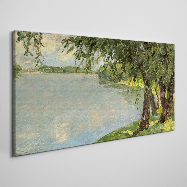 Tablou canvas Pace lângă râu