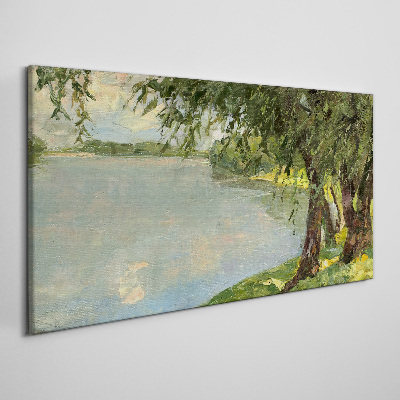 Tablou canvas Pace lângă râu