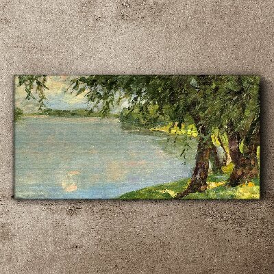 Tablou canvas Pace lângă râu