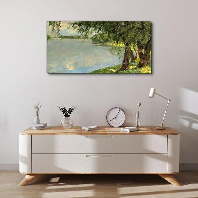 Tablou canvas Pace lângă râu