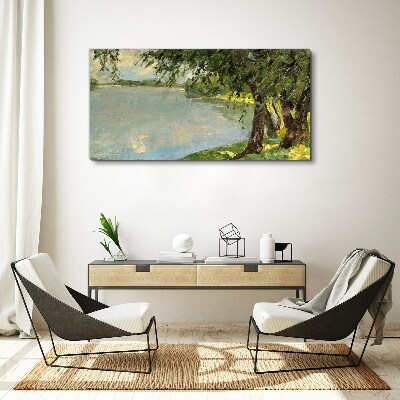 Tablou canvas Pace lângă râu
