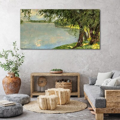 Tablou canvas Pace lângă râu