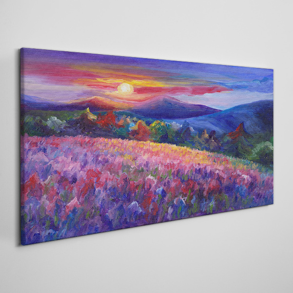 Tablou canvas Peisaj în culorile apusului
