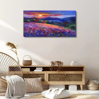 Tablou canvas Peisaj în culorile apusului