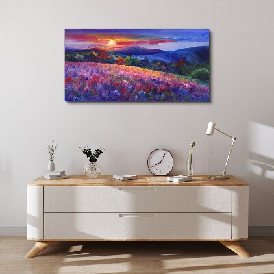 Tablou canvas Peisaj în culorile apusului