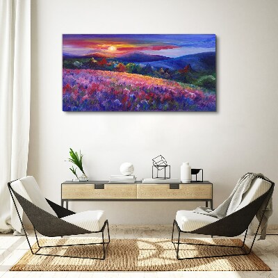 Tablou canvas Peisaj în culorile apusului