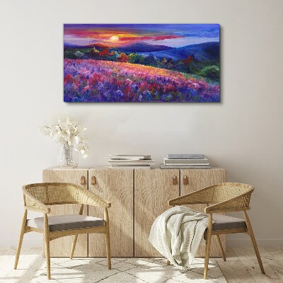 Tablou canvas Peisaj în culorile apusului
