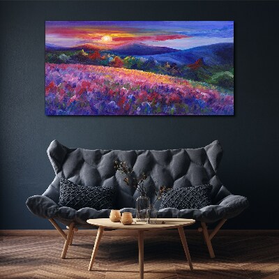 Tablou canvas Peisaj în culorile apusului