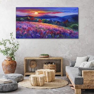 Tablou canvas Peisaj în culorile apusului
