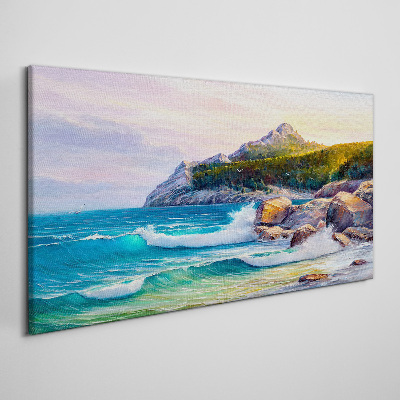 Tablou canvas Marea calmă la apus