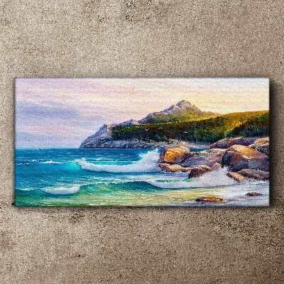 Tablou canvas Marea calmă la apus