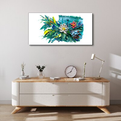 Tablou canvas Explozie florală de culori