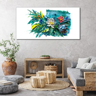 Tablou canvas Explozie florală de culori