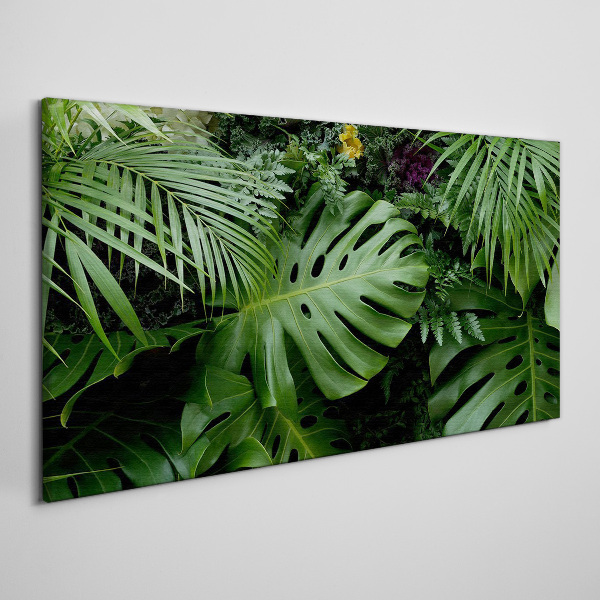 Tablou canvas Verdeață tropicală în adâncurile naturii