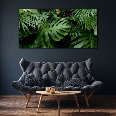 Tablou canvas Verdeață tropicală în adâncurile naturii