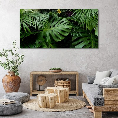 Tablou canvas Verdeață tropicală în adâncurile naturii