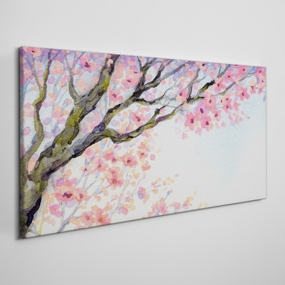 Tablou canvas Peisaj cu flori de primăvară
