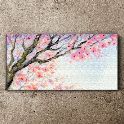 Tablou canvas Peisaj cu flori de primăvară