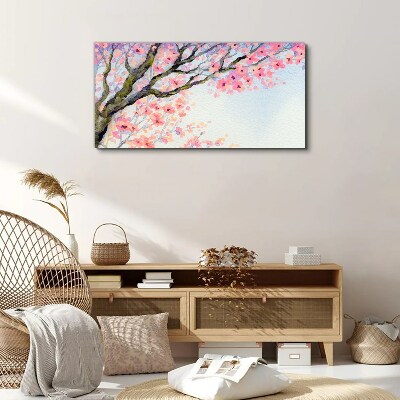 Tablou canvas Peisaj cu flori de primăvară