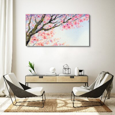 Tablou canvas Peisaj cu flori de primăvară