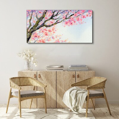 Tablou canvas Peisaj cu flori de primăvară