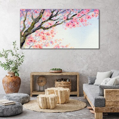 Tablou canvas Peisaj cu flori de primăvară