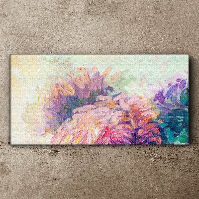 Tablou canvas Vise florale în tonuri pastelate