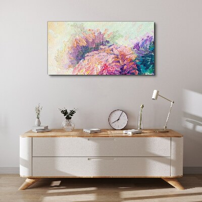 Tablou canvas Vise florale în tonuri pastelate