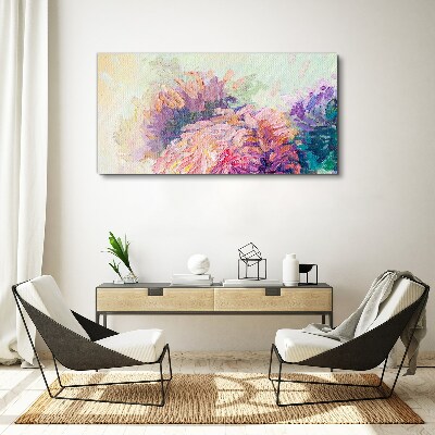 Tablou canvas Vise florale în tonuri pastelate