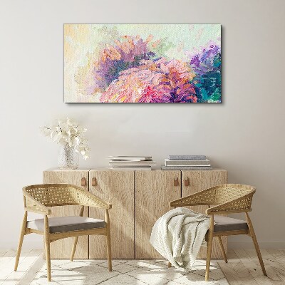 Tablou canvas Vise florale în tonuri pastelate