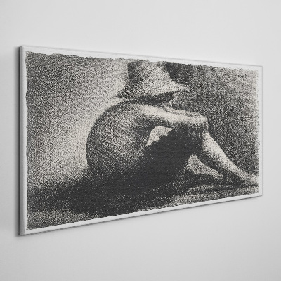 Tablou canvas Pălărie pentru copii Seurat