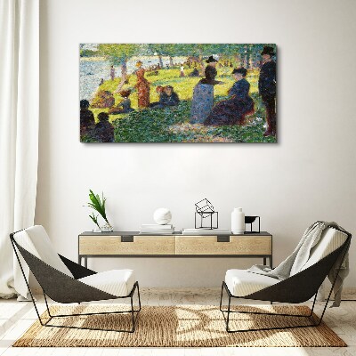 Tablou canvas După-amiază de vară pe râu
