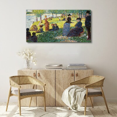 Tablou canvas După-amiază de vară pe râu