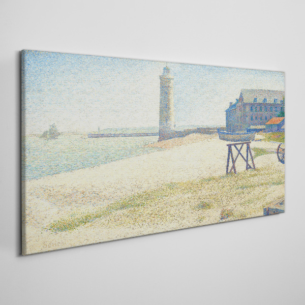 Tablou canvas Un far pe malul mării