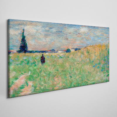 Tablou canvas peisajul de vară al Seuratului